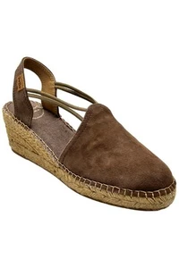 Toni Pons Women's Tremp Wedge Sandals Taupe - Picture 1 of 3