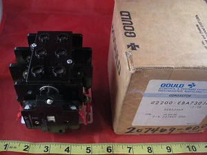 Gould 2200-EBA730JA Contactor 2200 EBA 730 JA Coil 24-28vdc 207469-000 Nos New - Picture 1 of 1