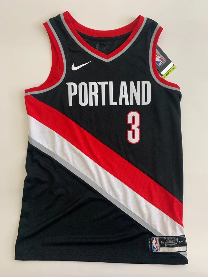 Nike Portland Trail Blazers McCollum Swingman Jersey Men’s Medium 44 REVISED