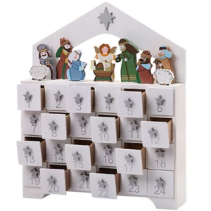 Christmas Decorations Xmas Advent Calendar Drawer Party Supplies - Picture 1 of 12