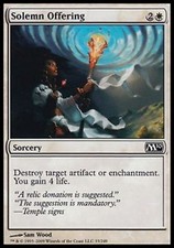 * mrm * FR/vf 4x solemn offering (solemn offering) mtg magic m10+