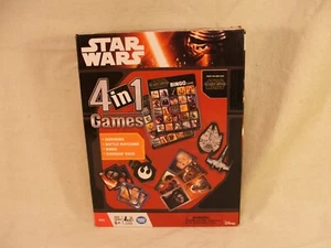 STAR WARS 4-in-1 Games Dominos Bingo Battle Matching Starship Race COMPLETE - Picture 1 of 4