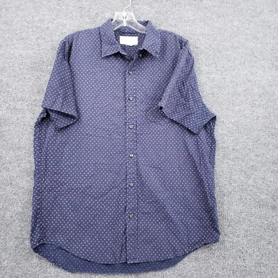 Camisa DE COLECCIÓN Ralph Lauren Denim Supply Abotonada Para Hombres Grande Azul Manga Corta Foto 1 de 4