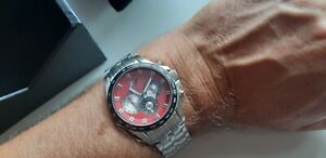 Jacques Lemans Uhr Armbanduhr Chrono Chronograph Stahl F1 + Box