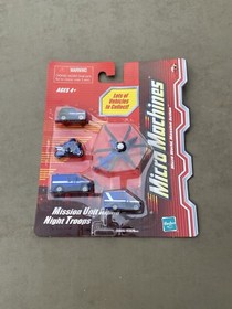 Micro Machines Mission Unit Alpha Night Troops VTG New And Sealed 2003 D25 #2
