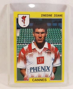 sympa foot football vignette Zinedine Zidane 1992 rookie cannes 92 ( panini ) 1 - Imagen 1 de 2