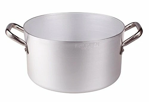 ️283478 - Pentole Agnelli Pcmx0418 Casseruola alta in alluminio con 2 Maniglie
