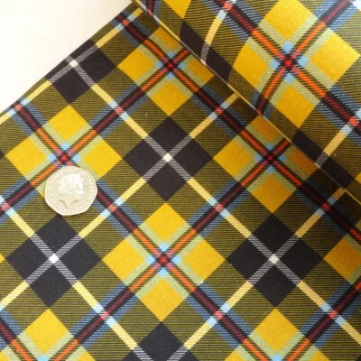 Little Johnny Cornish Tartan - 150cm/59" Wide - Premium cotton - £11.49mt