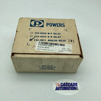 POWERS 243-0011 ANALOG RELAY - Image 1 of 4