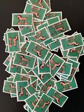 Green Brown Postage Stamps For Crafting 100 as shown Canada 840 Toy Horse