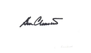 Genuine Hand Signed BEN CRENSHAW 3"X5" Index Card PGA Golf Legend - Picture 1 of 1
