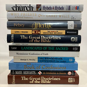Theology Books Mixed Lot of 12 TPB HC Christianity Jesus Bible Religion