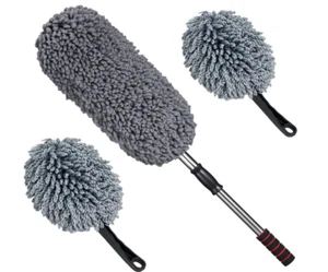 3 Pack Large Microfiber Car Duster Exterior Scratch Free with Extendable, Car Du - Picture 1 of 8