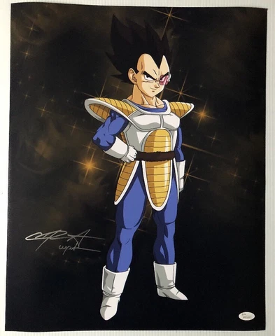 Chris Sabat Signed Autographed 16x20 Photo Dragon Ball Z Vegeta JSA COA 11 Cover