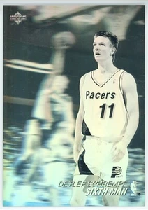 1991-92 Upper Deck Basketball DETLEF SCHREMPF Pacers AW5 Hologram SP - Picture 1 of 3