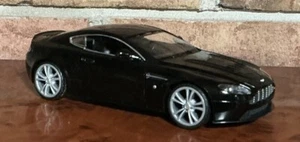 ASTON MARTIN V12 VANTAGE BLACK 1:24 Scale Diecast RARE FIND MOTOR MAX - Picture 1 of 14
