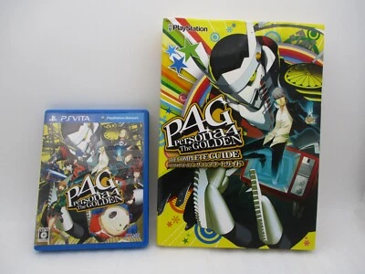Persona4 The Golden w/ Guidebook PSVITA Japan P4 P4G ATLUS PlayStation VITA - Image 1 of 4