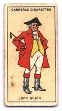 Carreras Figures of Fiction 1924 - John Gilpin No. 22