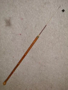 Antique Gadget Concealed Japanese Fishing Rod Cane/Stick -Hand-Carved Shaft - Picture 1 of 12