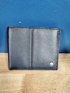 Montblanc Genuine Leather 8CC Card Bifold Wallet Men New 105929 - Picture 1 of 7