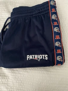 New England Patriots Sideline Pockets Sweatpants AFC Vintage NFL Sz: Adult XL - Picture 1 of 6