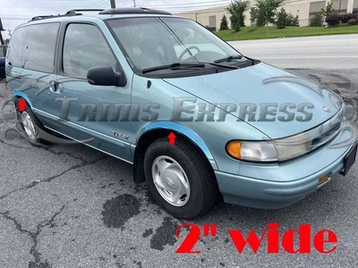 para: Mercury Villager/Nissan Quest 1993-1998 guardabarros rueda pozo arco moldura 4 piezas Foto 1 de 3