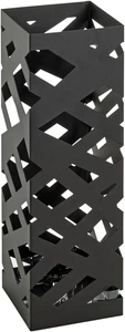 Portaombrelli Nero, Metallo - Dim. L 16 Cm X a 48 Cm X P 16 Cm, Stile Moderno - Foto 1 di 12