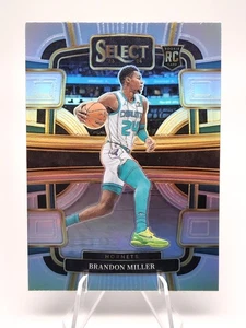 Brandon Miller 2023-24 Panini Select Silver Prizm Rookie RC #80 Hornets - Bild 1 von 2