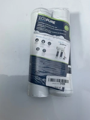EcoPure ECOP20 Dual Stage Undersink Water Filtration System 2 pack - Image 1 of 4