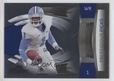 2009 Playoff Prestige Prestigious Picks Blue /1000 Brooks Foster #10 Rookie RC - Image 1 of 2