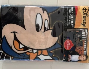 Nuovo Disney Topolino dolcetto o scherzetto Halloween federa manici 20" x 30" - Foto 1 di 7