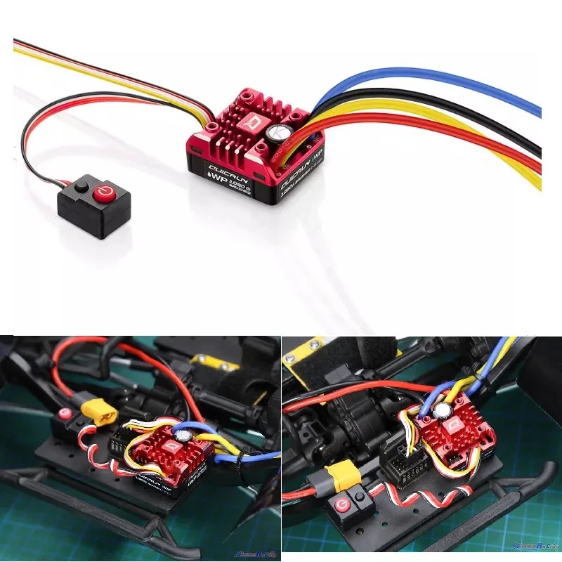 Electronic Speed Controller ESC 1:10 1/8 Upgrade 1080 G2 Brushed WP 80A RC Car - Image 1 of 4
