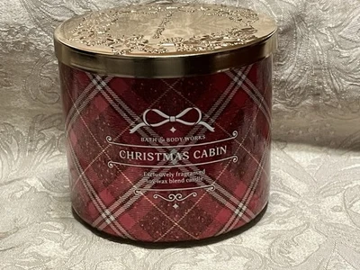 Bath & Body Works  CHRISTMAS CABIN  LARGE 3 WICK CANDLE - Image 1 of 4