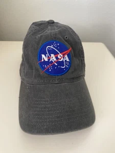 NASA Hat Cap - Adjustable 100% Cotton Gray H3 Headwear Meatball Logo - Picture 1 of 7