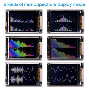 Audio Display Clock with Music Spectrum Visualization for Home and Studio Use - Photo 1/10