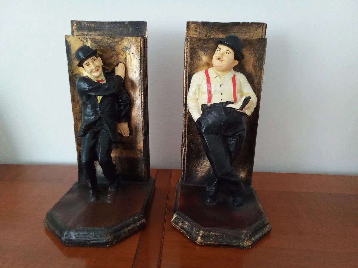 Dekofiguren Dick Und Doof – Gartenfiguren Aus Kunstharz, Frostsicher, Ca. 47–49 Cm Hoch, Blau, EU-gefertigt