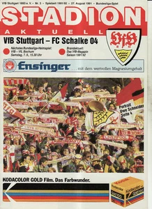 Bl 91/92 Vfb Stuttgart - FC Schalke 04 - Picture 1 of 1