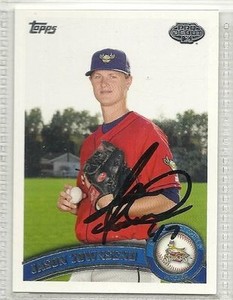 Jason Townsend signed autographed 2011 Topps Pro Debut