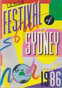 FESTIVAL DE SYDNEY Décimo Festival de Sydney Enero 1986 1986 SC Book - Imagen 1 de 1