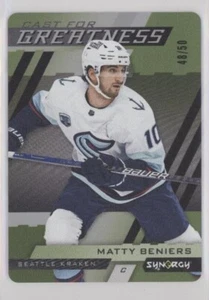 2022-23 Upper Deck Synergy Cast for Greatness Green CG-10 Matty Beniers 48/50 - Picture 1 of 2