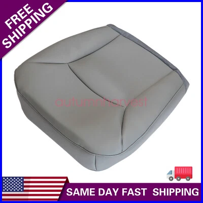 Cubierta de asiento inferior de cuero gris para furgoneta Ford E150 E250 E350 2002 2003 2004 Foto 1 de 4