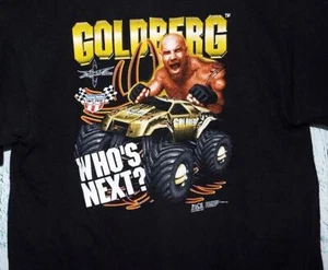 Genuine PACE SFX T Shirt Y2K Goldberg Monster Truck Racing S 1999 WWE Wrestling - Picture 1 of 6
