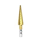 3-13mm HSS for Coated Step Drill Bit Cone Hex Shank Reaming Power Tool