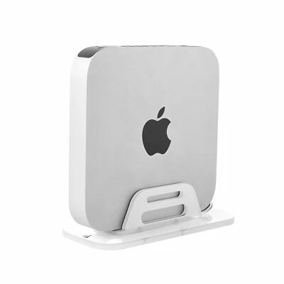 Acrylic Vertical Stand Holder for Apple Mac Mini, Desktop Mount, Under Desk, ... - Image 1 of 4