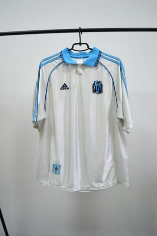Olympique de Marseille Fc 1999/2000 Home Jersey Adidas Shirt Cover