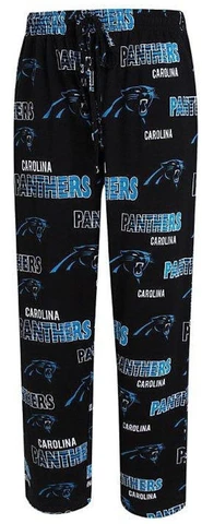 Carolina Panthers Mens Black Sweep Pajama Pants by Concepts Sport Cover