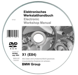 Bmw X1 (E84) 2009-2015 Manual De Taller En Cd - Imagen 1 de 9
