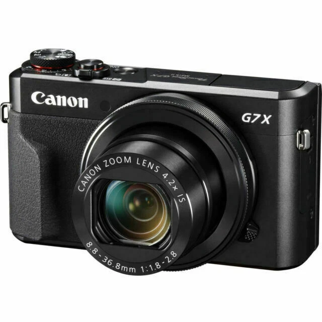 Canon PowerShot G7 X Mark II 20.1 MP Compact Digital Camera - Black