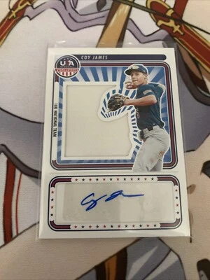 2024 Stars & Stripes USA Signatures Silhouettes #SS-CJ Coy James /199 - Image 1 of 2