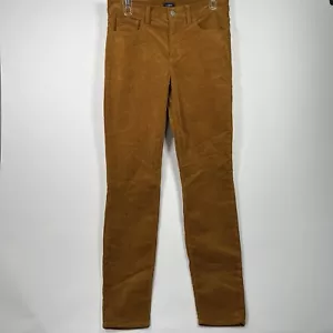 J.Crew Women's Corduroy Pants Tan Size 27T Tall NWT New! Burnt Orange MSRP $89 M - Picture 1 of 10